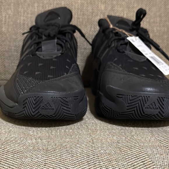 NWT Adidas Crazy BYW 2.0 Men Triple Black Basketball Sneaker/Shoe GX0043 Size 19 - Picture 7 of 16